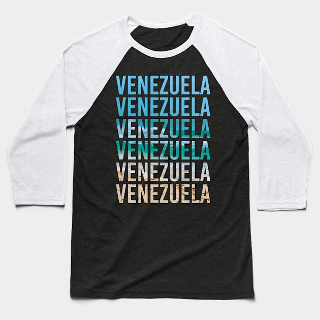 Venezuela honeymoon trip for newlyweds gift. Perfect present for mother dad father friend him or her Baseball T-Shirt by SerenityByAlex